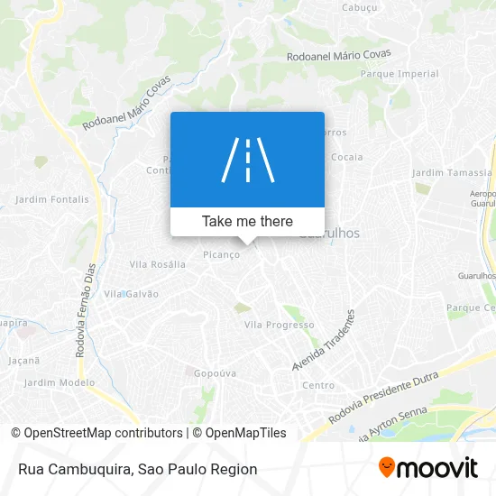 Rua Cambuquira map