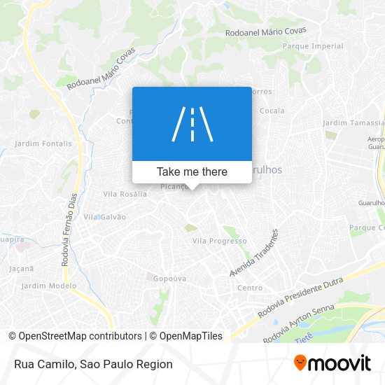 Rua Camilo map