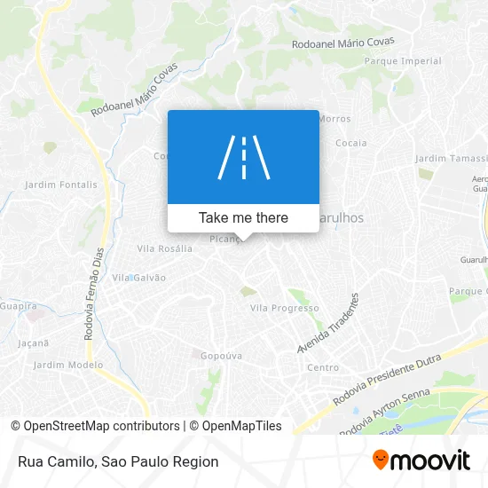Rua Camilo map