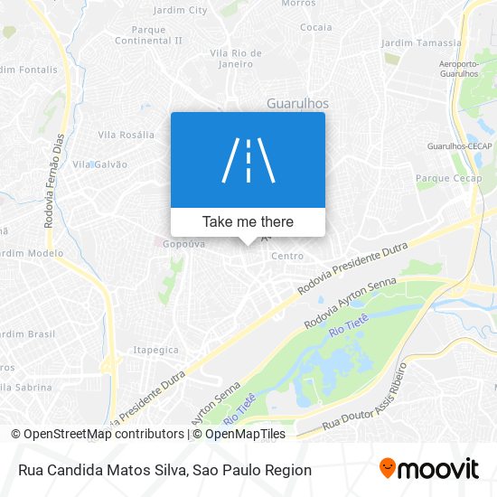 Rua Candida Matos Silva map