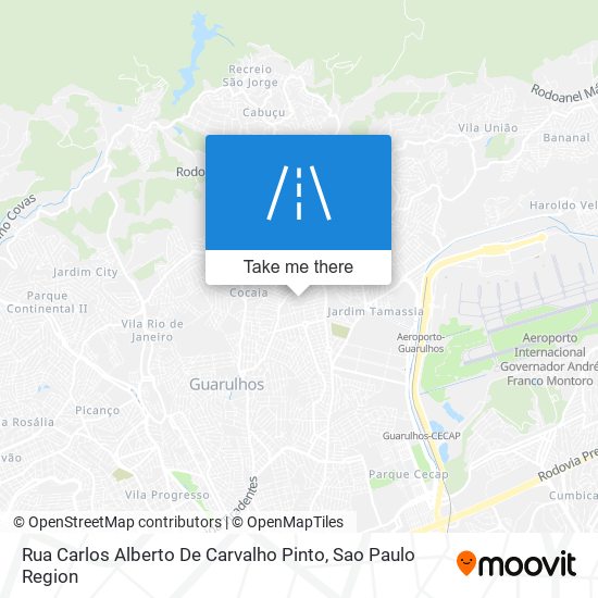 Mapa Rua Carlos Alberto De Carvalho Pinto