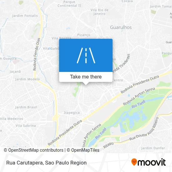 Rua Carutapera map