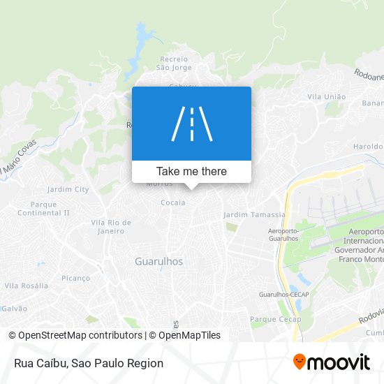 Rua Caíbu map