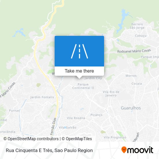 Rua Cinquenta E Três map