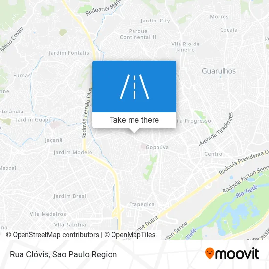 Rua Clóvis map