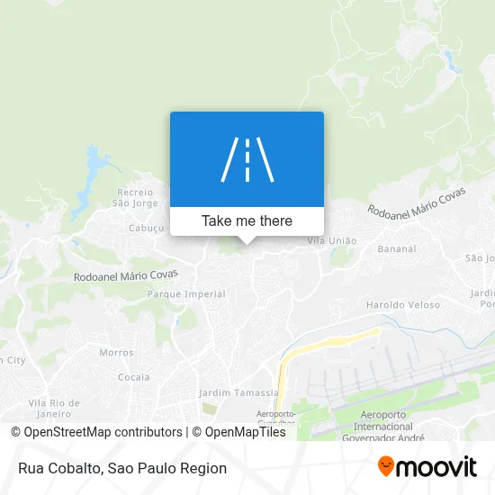 Rua Cobalto map