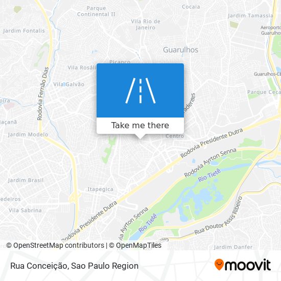 Rua Conceição map