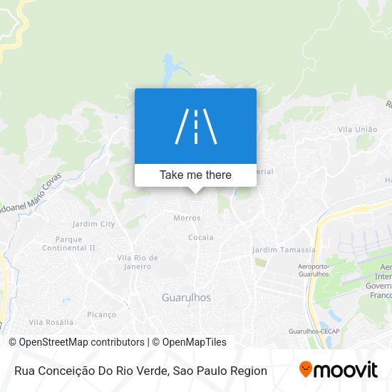 Rua Conceição Do Rio Verde map