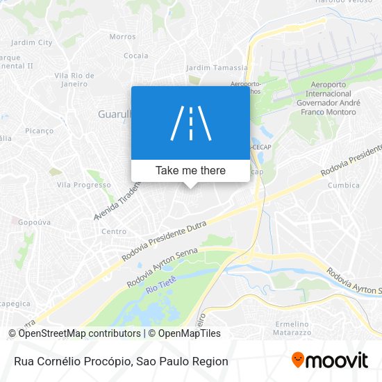 Rua Cornélio Procópio map