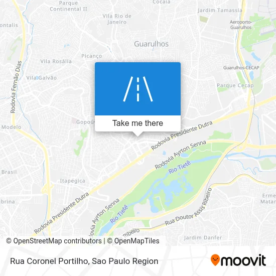 Rua Coronel Portilho map