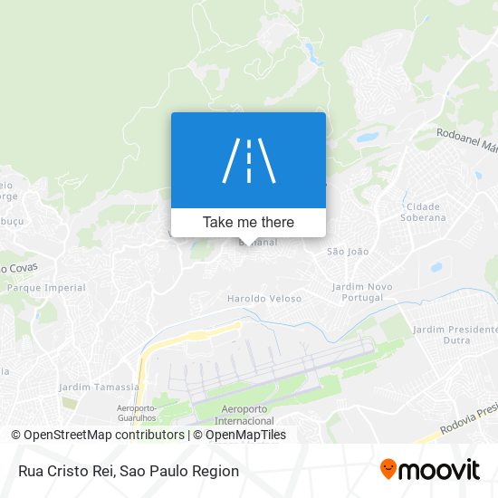 Rua Cristo Rei map