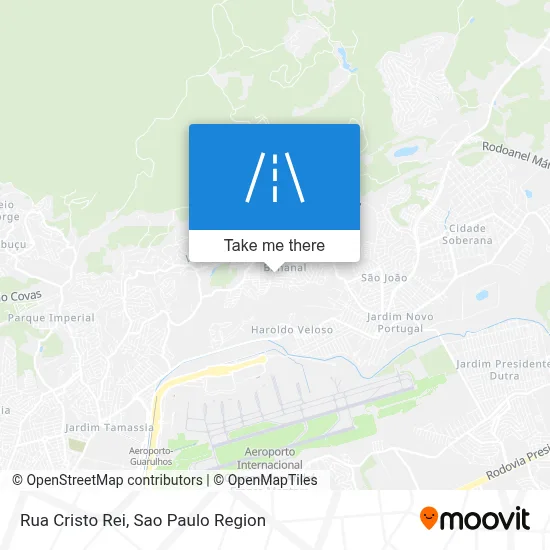 Rua Cristo Rei map