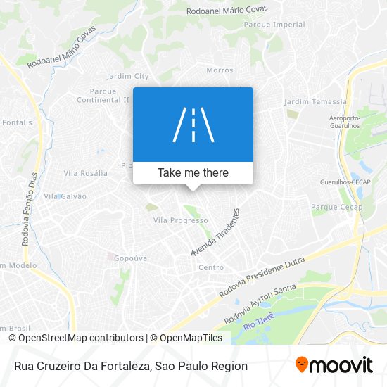 Rua Cruzeiro Da Fortaleza map