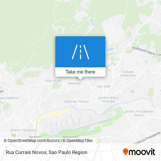 Mapa Rua Currais Novos