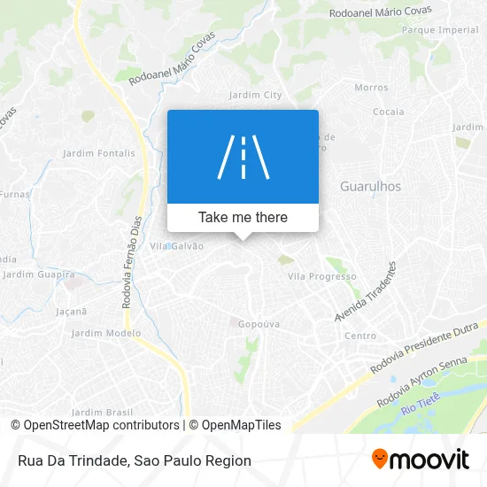 Rua Da Trindade map