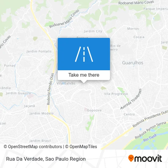 Rua Da Verdade map