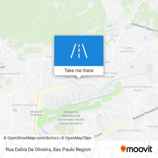 Rua Dalva De Oliveira map