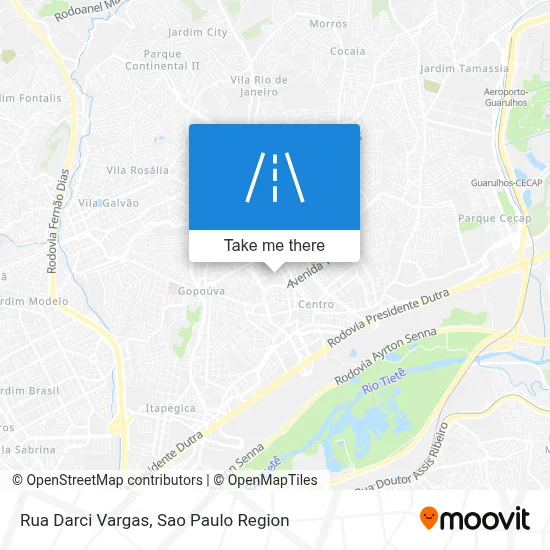 Rua Darci Vargas map