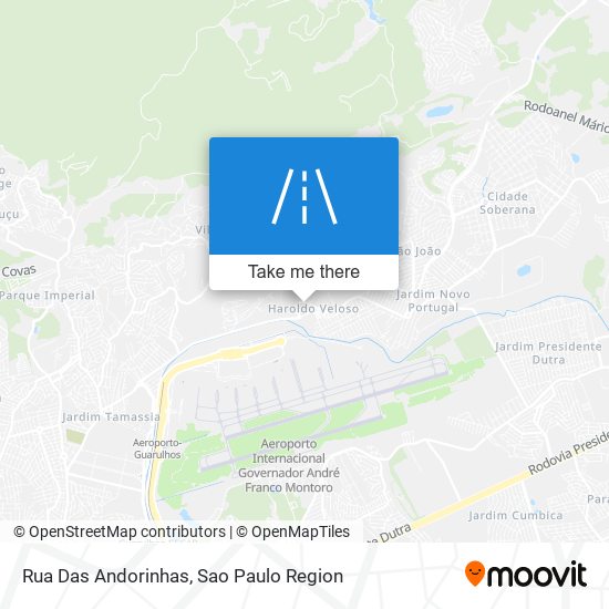 Rua Das Andorinhas map