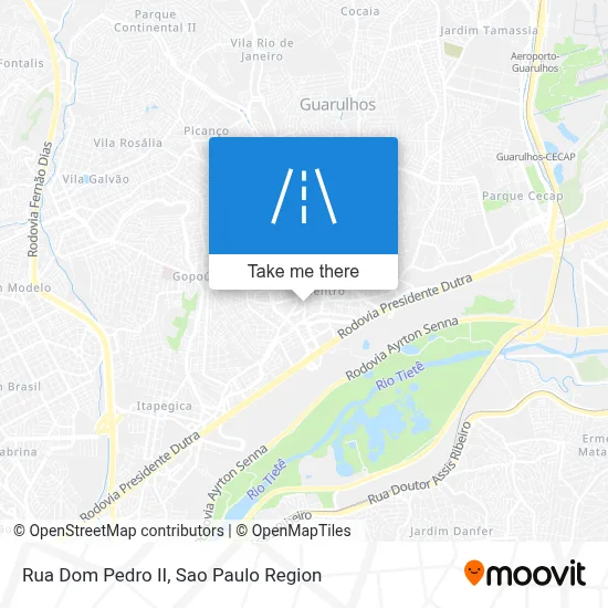 Rua Dom Pedro II map