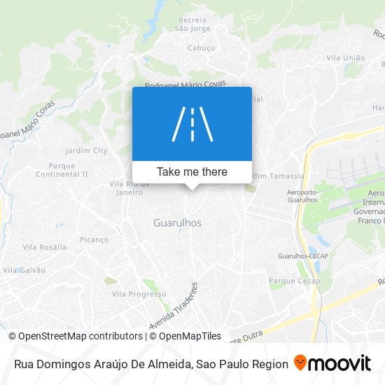 Rua Domingos Araújo De Almeida map