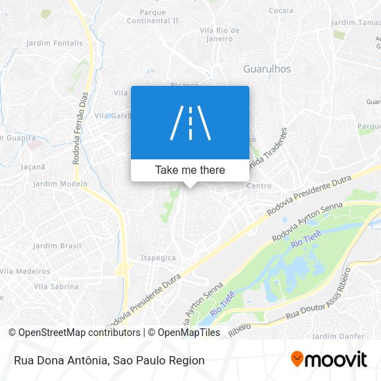 Rua Dona Antônia map