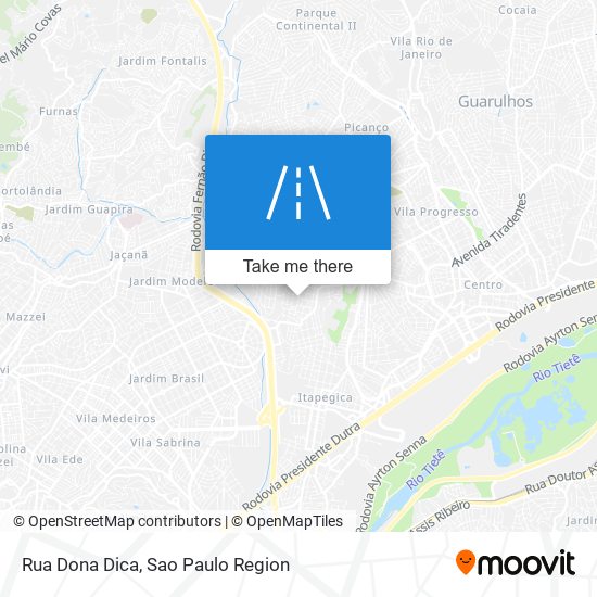 Rua Dona Dica map