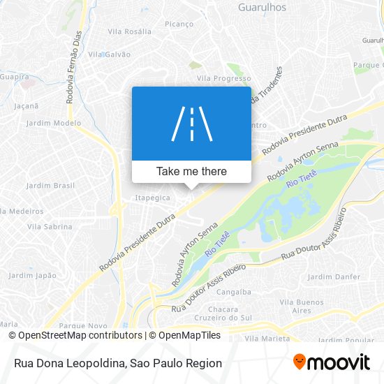 Rua Dona Leopoldina map