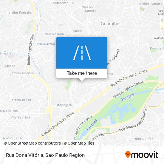 Rua Dona Vitória map