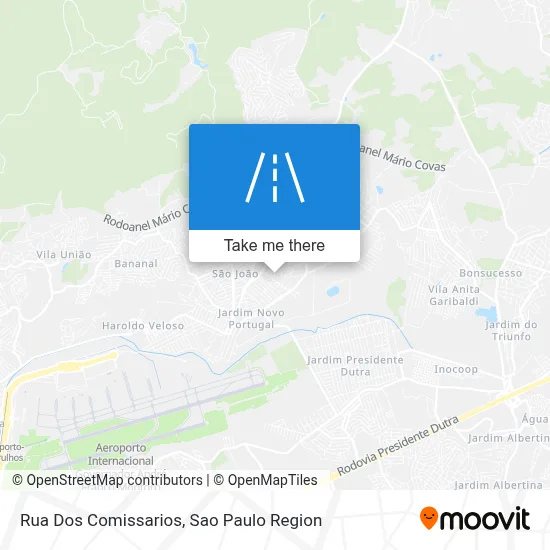 Rua Dos Comissarios map