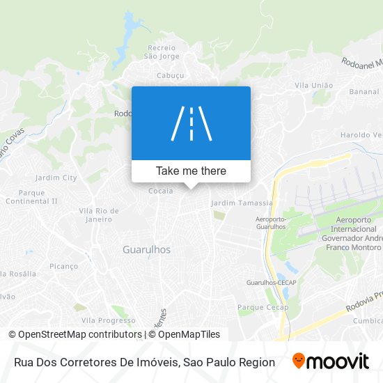 Mapa Rua Dos Corretores De Imóveis