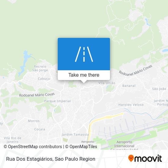 Rua Dos Estagiários map