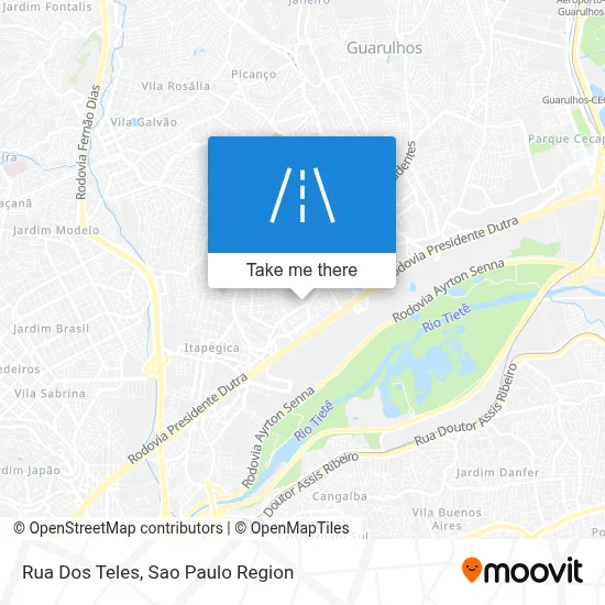 Rua Dos Teles map