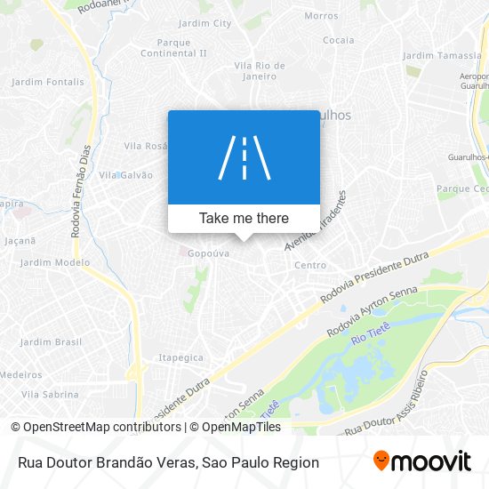 Mapa Rua Doutor Brandão Veras