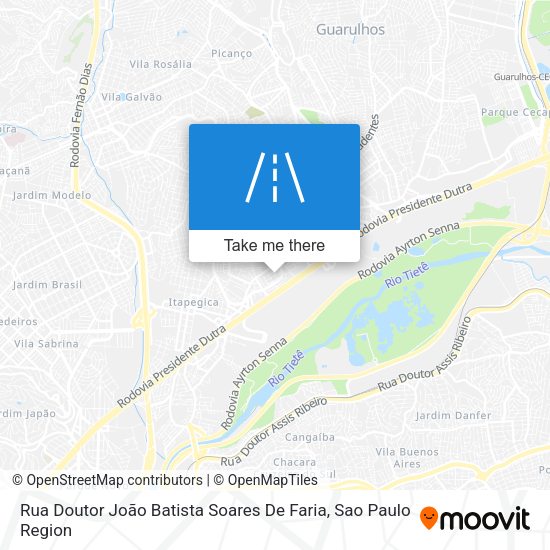 Rua Doutor João Batista Soares De Faria map