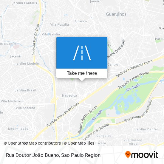 Rua Doutor João Bueno map