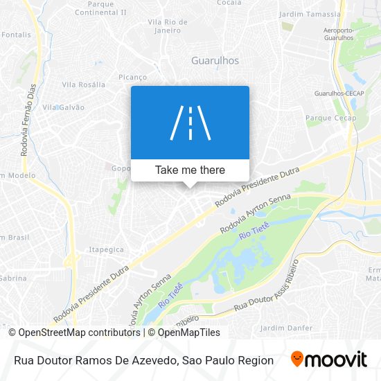 Rua Doutor Ramos De Azevedo map