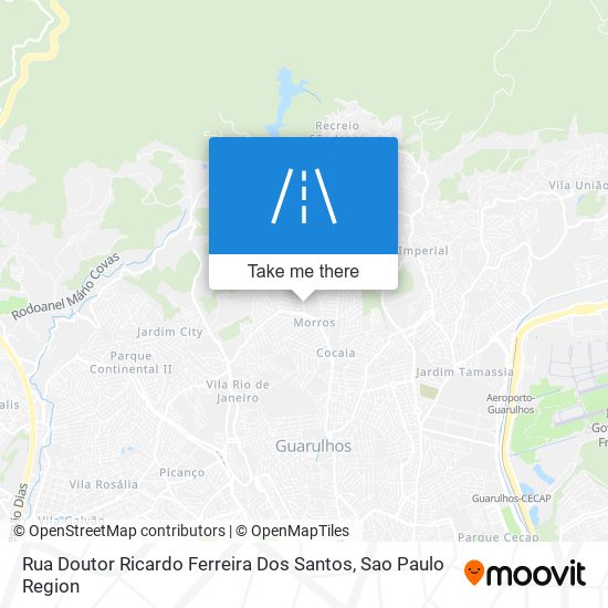 Mapa Rua Doutor Ricardo Ferreira Dos Santos