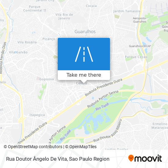 Rua Doutor Ângelo De Vita map