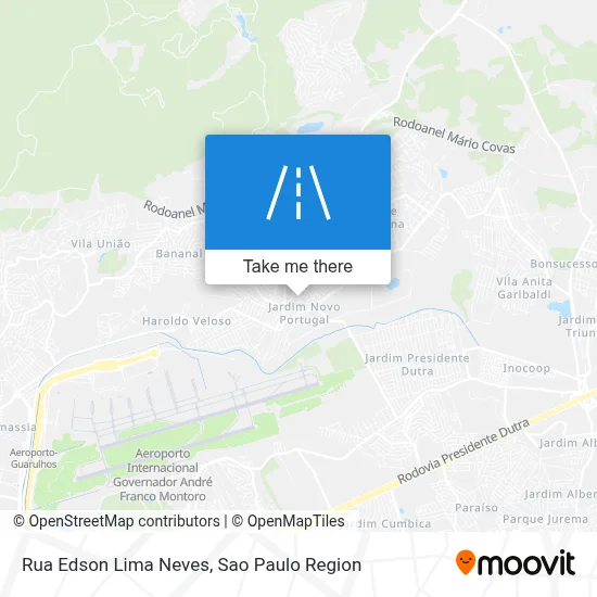 Rua Edson Lima Neves map