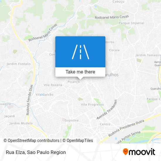 Rua Elza map
