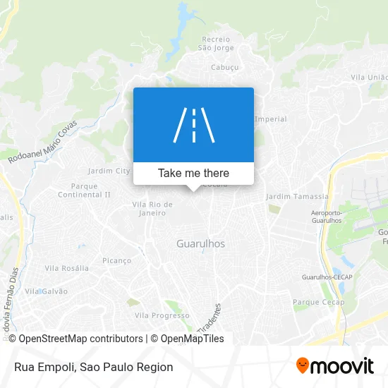 Rua Empoli map