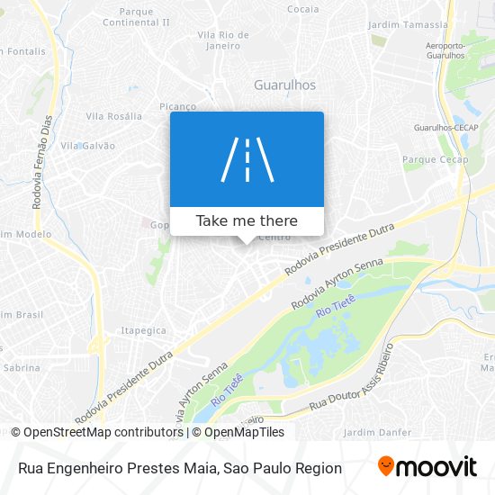 Rua Engenheiro Prestes Maia map