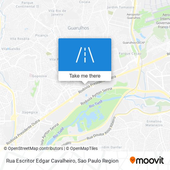 Rua Escritor Edgar Cavalheiro map