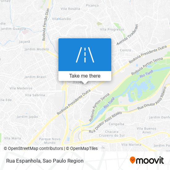 Rua Espanhola map