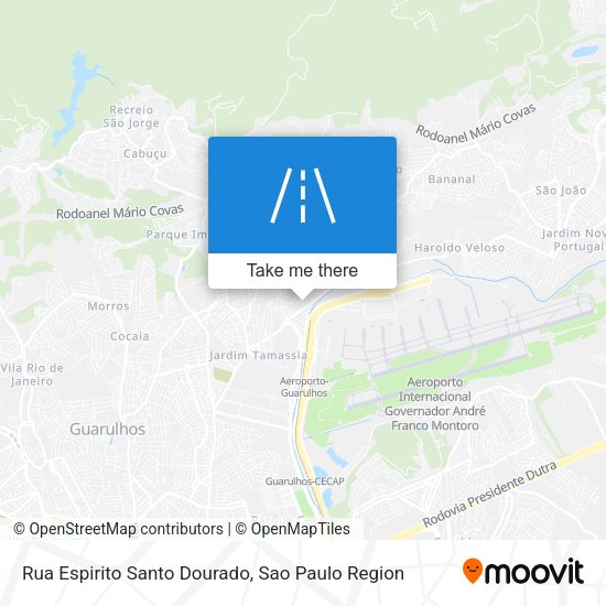Rua Espirito Santo Dourado map
