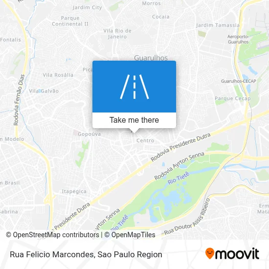 Rua Felicio Marcondes map