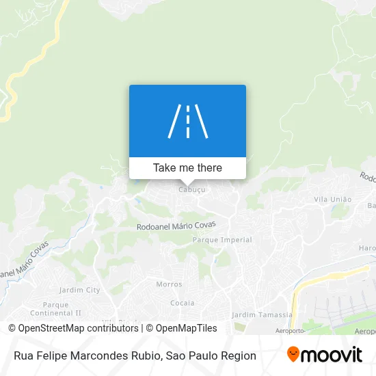 Rua Felipe Marcondes Rubio map