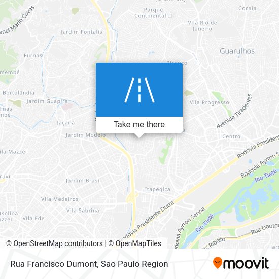 Rua Francisco Dumont map