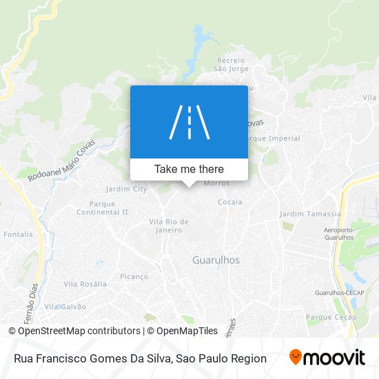 Mapa Rua Francisco Gomes Da Silva